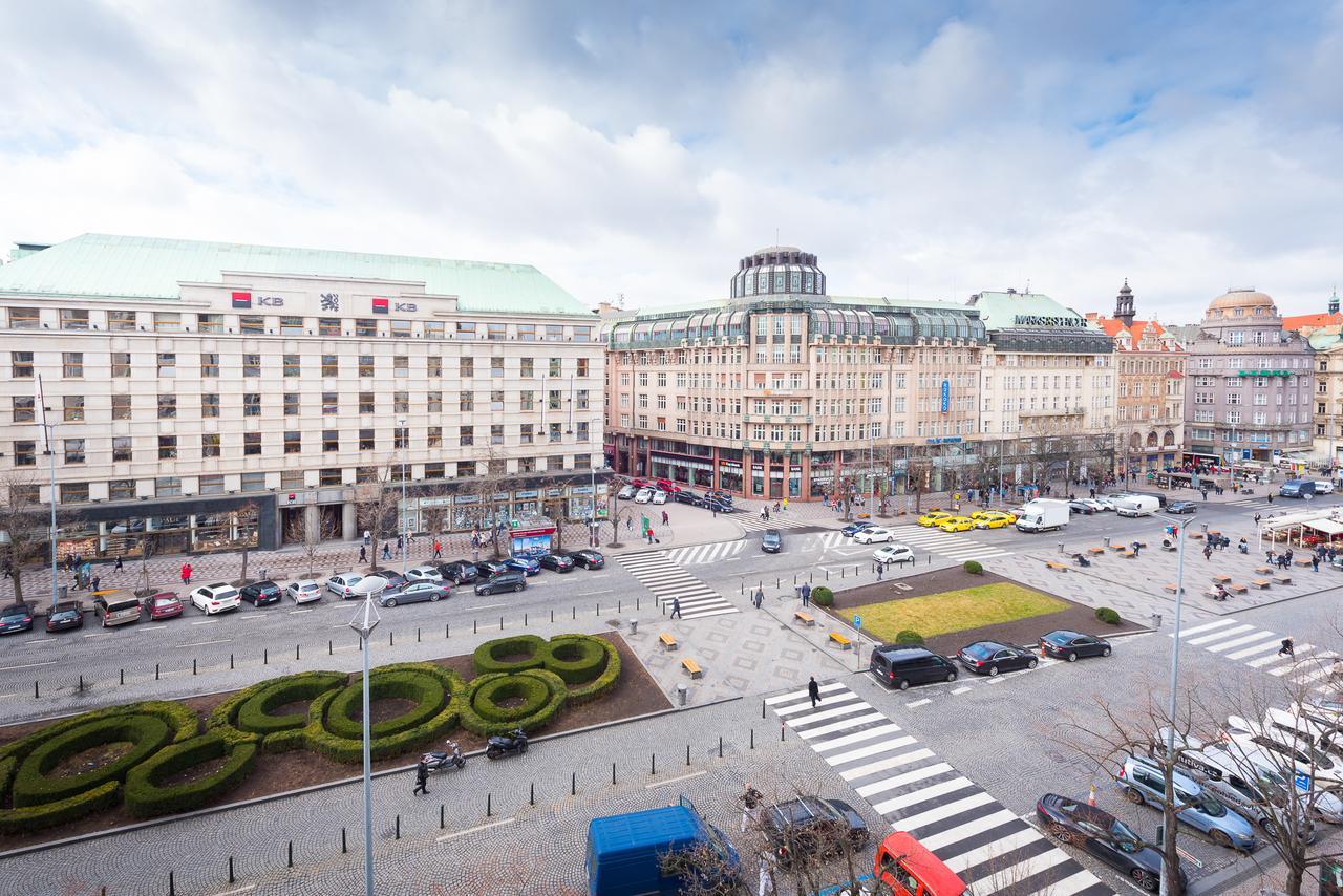 Wenceslas Square Apartment Praga Exterior foto
